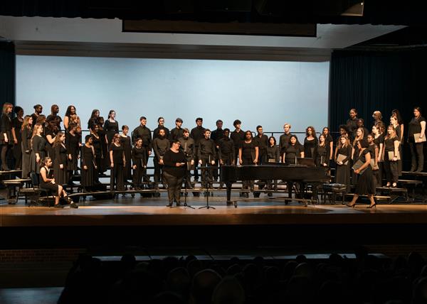 2023 All County Chorus Students Performing